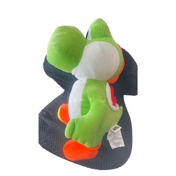Super Mario Kids Yoshi Bedding jumbo Plush 20” - Picture 8 of 10